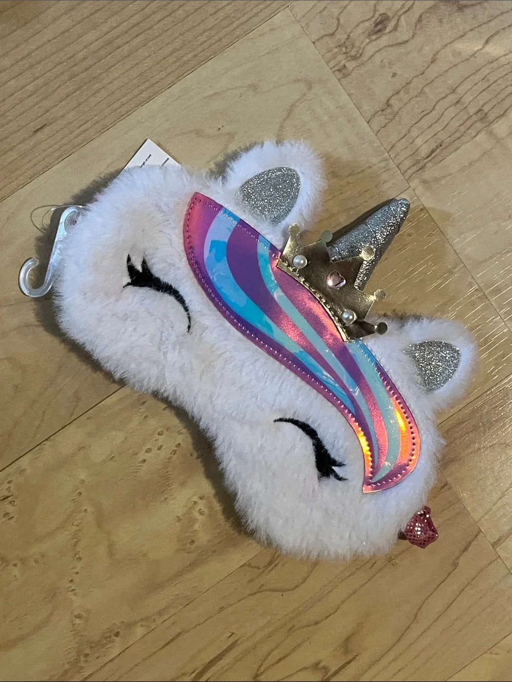 Claire’s 🦄 Unicorn 3-Piece Bundle | Cosmetic Bag Sleep Mask & Lip Gloss NWT